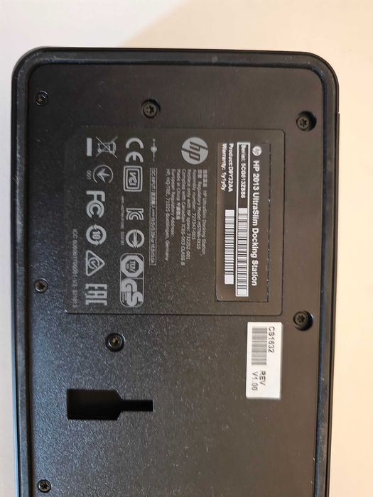 Stacja dokująca HP 2013 UltraSlim D9Y32AA + Zasilacz HP