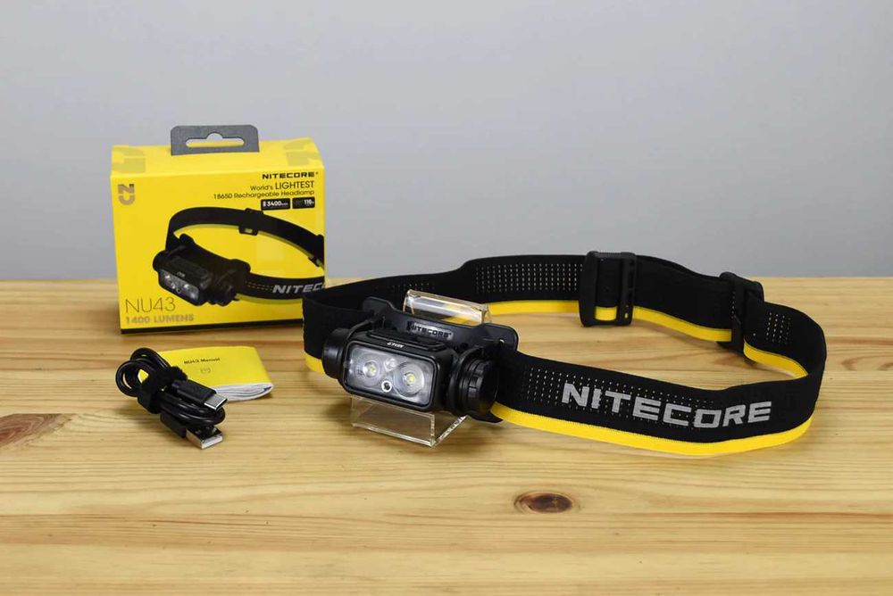 Nitecore NU43 Налобний Ліхтар з Датчиком Наближення 1400 Люмен 3400mAh