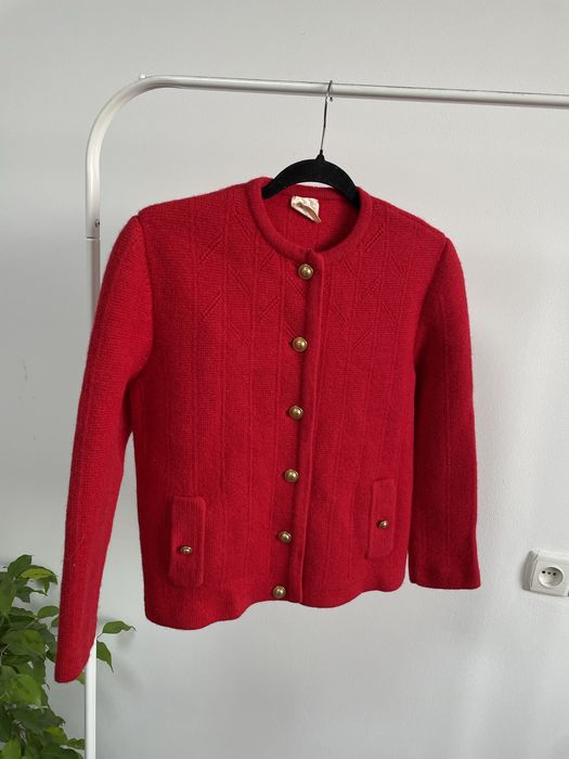 Вінтажний вовняний светр з ґудзиками від jonelle