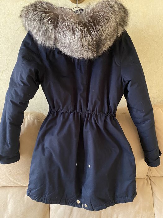 Парка с мехом чернобурки