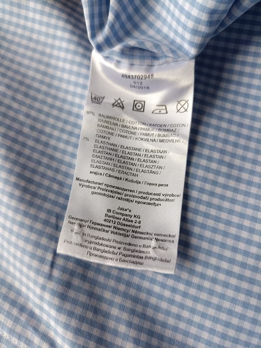 Jake's koszula, Rozmiar 39 - 40 Super slim