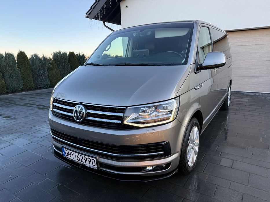 Volkswagen Multivan Bulli Highline 2.0TDI 204KM Full Led Alkantara Stolik Navi Kamera