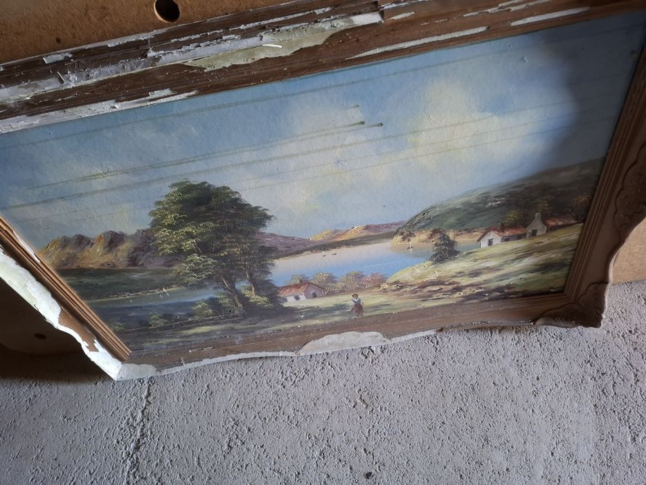 Quadro pintado a óleo