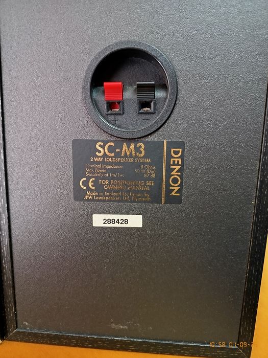 Colunas DENON hi fi 50 w