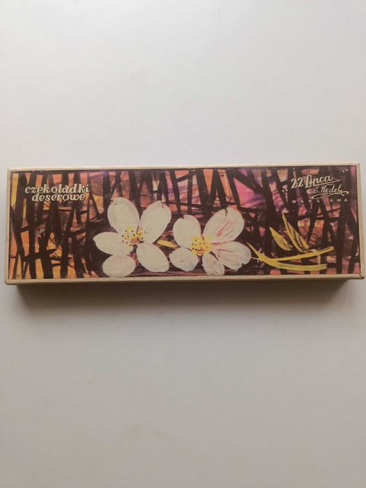 Pudełko Wedel/ 22 Lipca vintage PRL