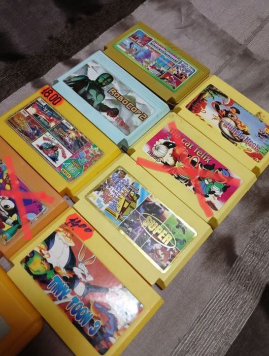 Картриджи денди.