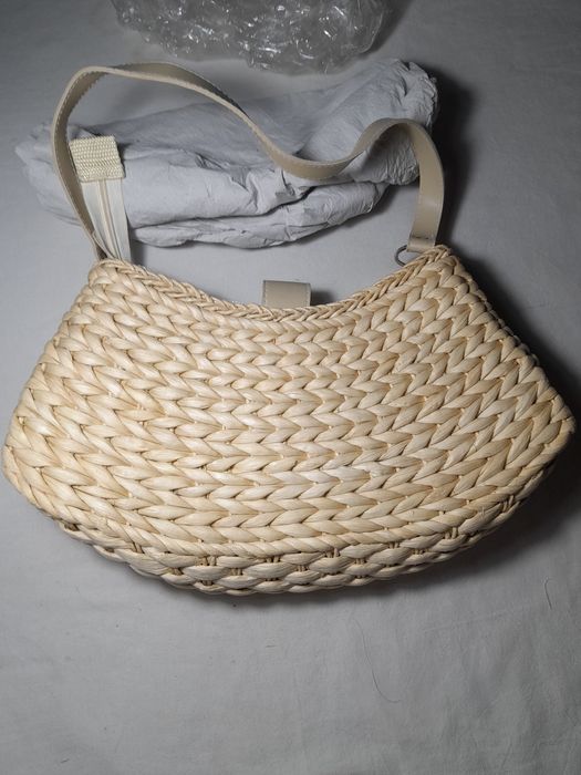 Сумка із соломки біжева нова