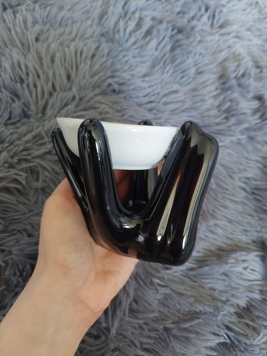 Kominek zapachowy Dłoń ceramika ceramiczny kominek na woski olejki wos