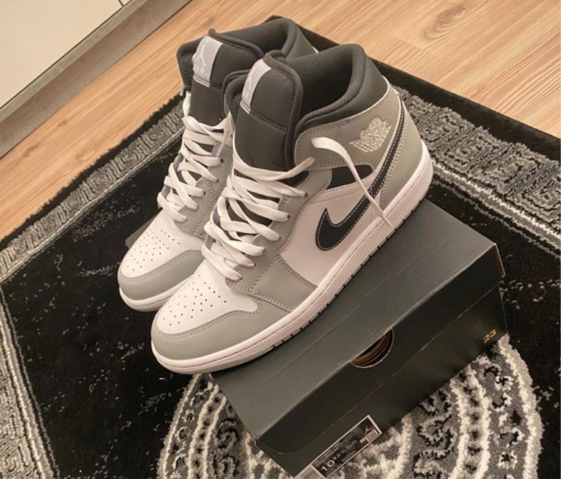 Nike air jordan 1 szare buty meskie nowe jordany 1 sneakersy 36-44