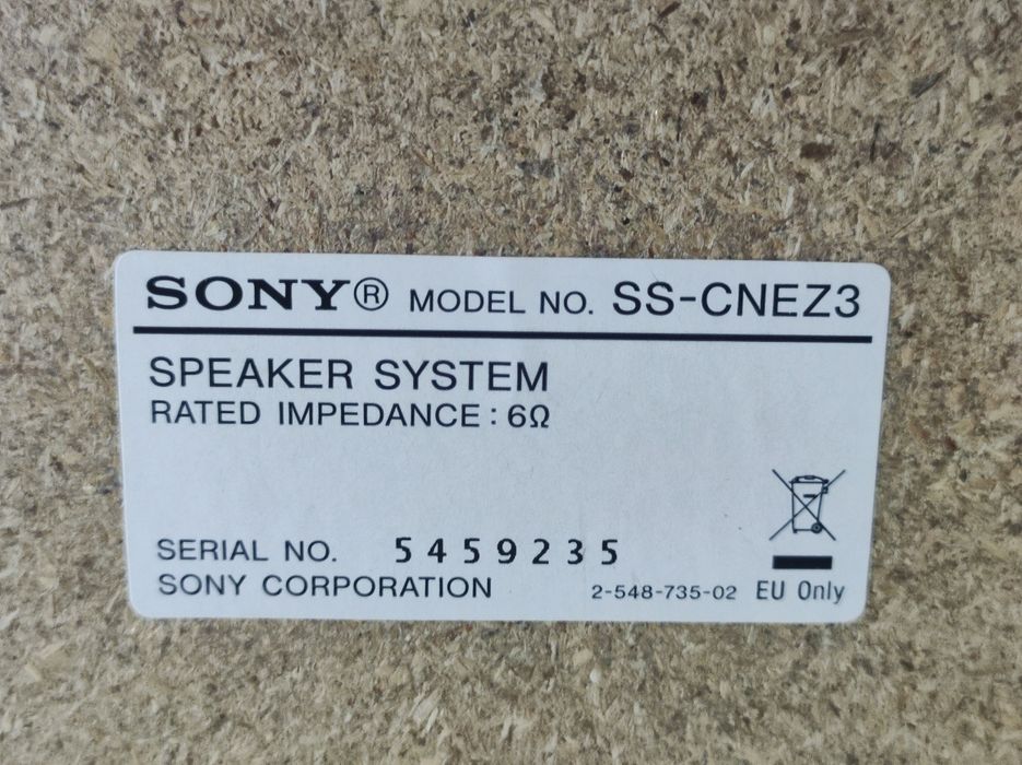 Колонки Sony SS CNEZ3