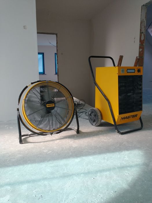 Osuszanie, wynajem osuszaczy, nagrzewnic, wentylatorów NAJLEPSZE CENY!