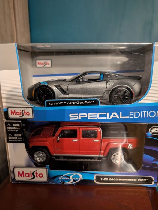 4 autka Maisto skala 1:24 nowe
