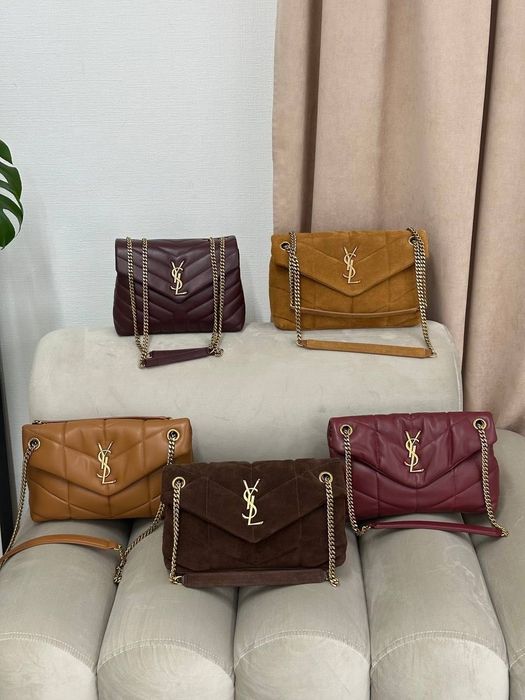 Torebka Burgundy YSL! Bordo,czekoladowa! Premium