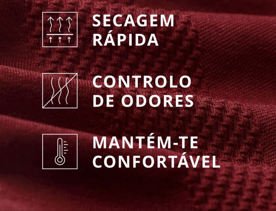 Leggings de Cintura Média Prozis Musefit Vermelho