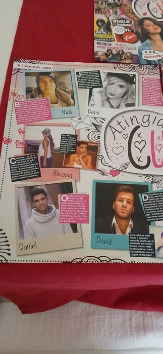 Capa Bravo Miley, Niall e David + Artigo