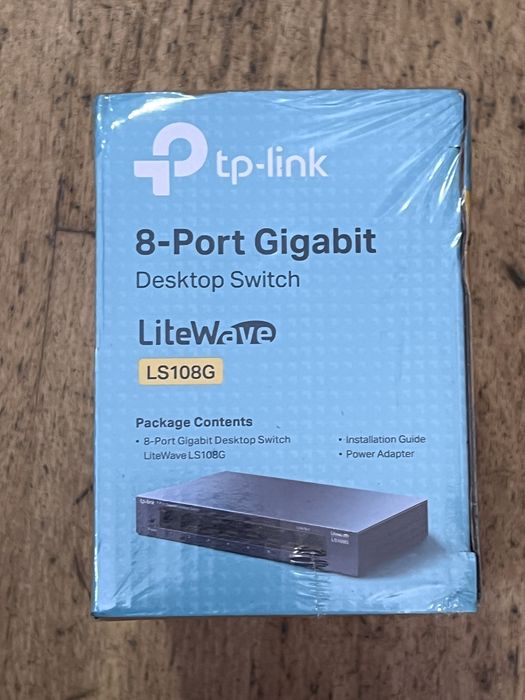 Switch TP-Link LS108G 8 Portas Gigabit (Novo/Selado)