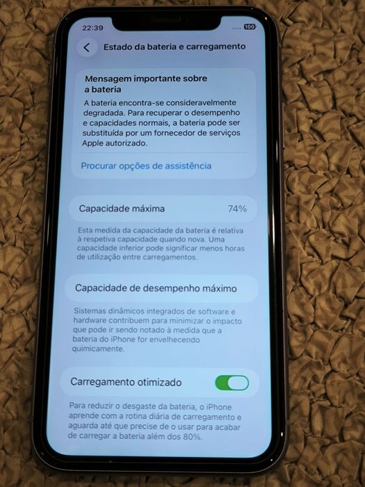 iPhone 11 desbloqueado impecável