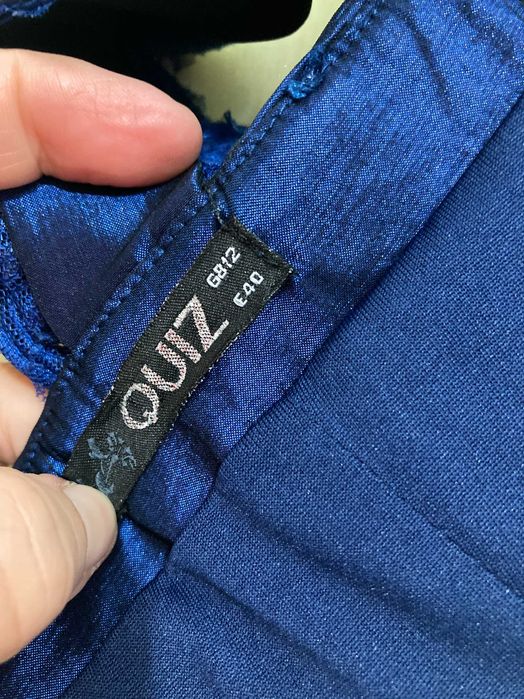 Святкова коктельна синя сукня р С/ХС