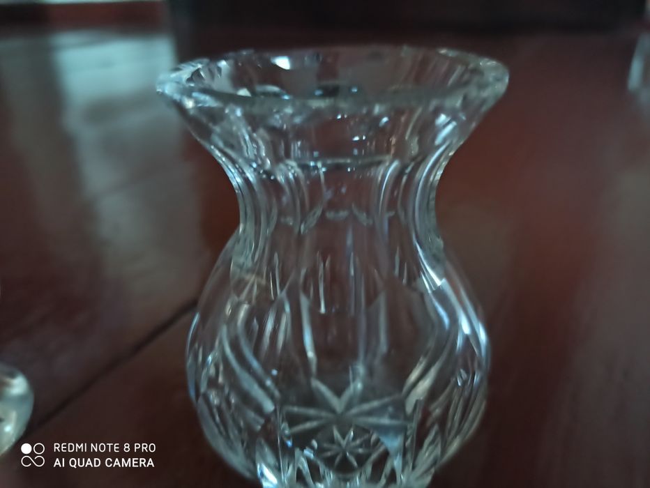 Kryształowe wazoniki 2 szt.