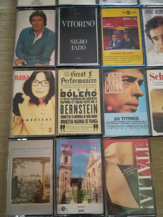 Cassetes em ótimo estado
