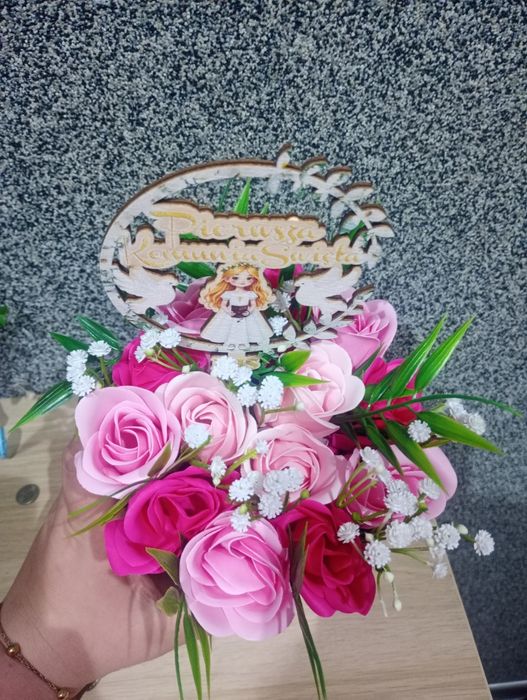 Kwiaty mydlane flowerbox różne kolory i okoliczności