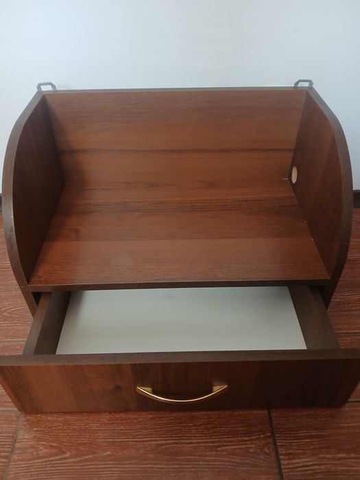 Полиця з видвижною шухлядкою