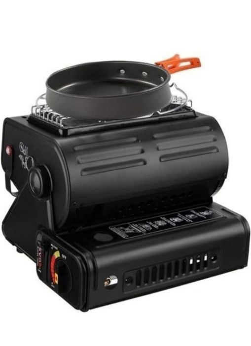 Туристическая газовая плитка , Газовий обогреватель и плита 2 в 1