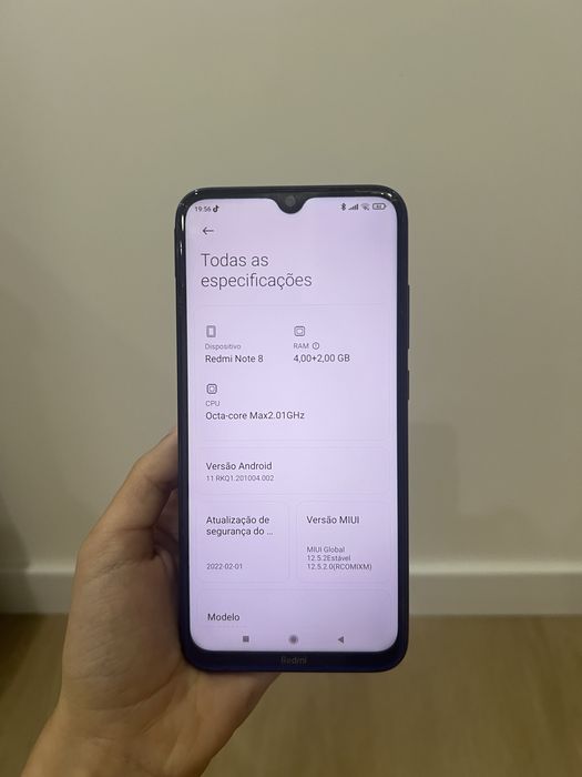 Xiaomi redmi note 8 128 gb azul