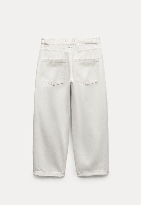 Білі джинси ZARA 40р 9632/081/712 relaxed fit