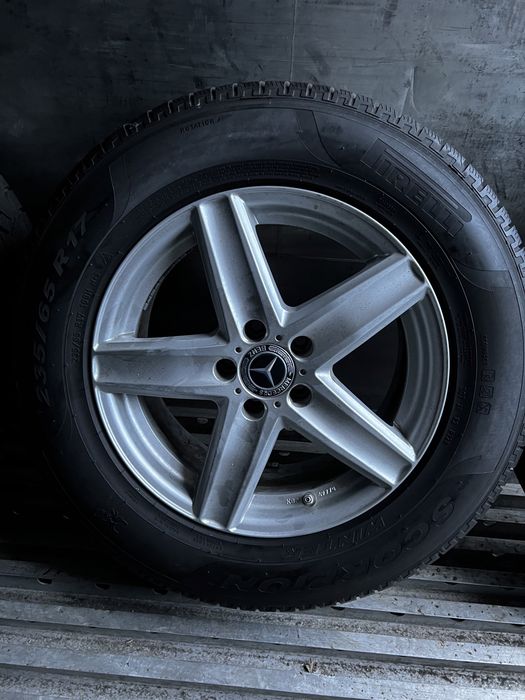 Alufelgi R17 5x112 Mercedes GLC GLB ML GLK Opony Zimowe 235/65/17