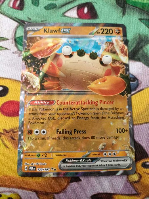 Klawf ex (OBF 120) Obsidian Flames - Karta Pokemon TCG