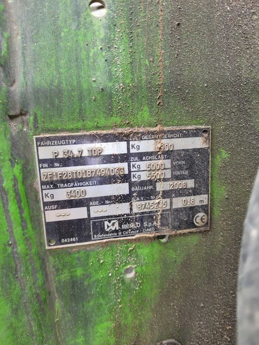 Навантажувач телескопічний Merlo 34.7 TOP