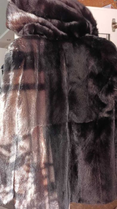 Шуба норкова натуральне хутро б/у