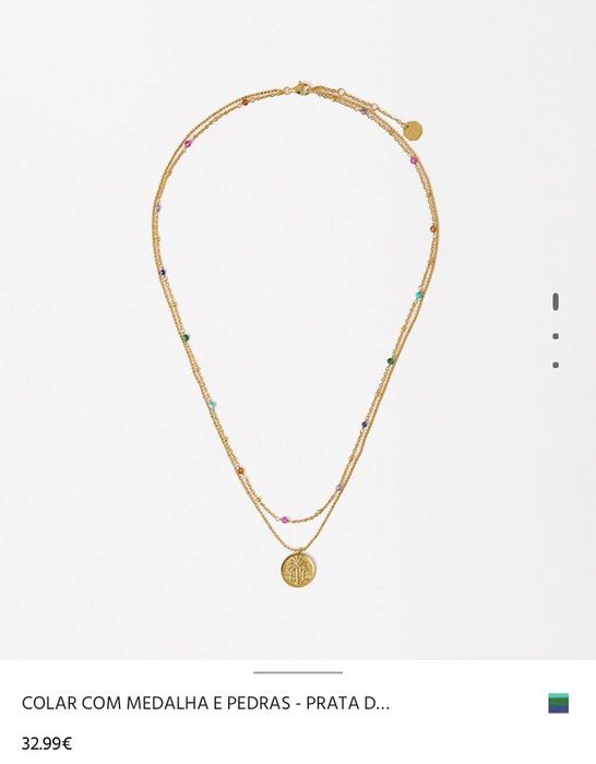 Colar Parfois prata 925