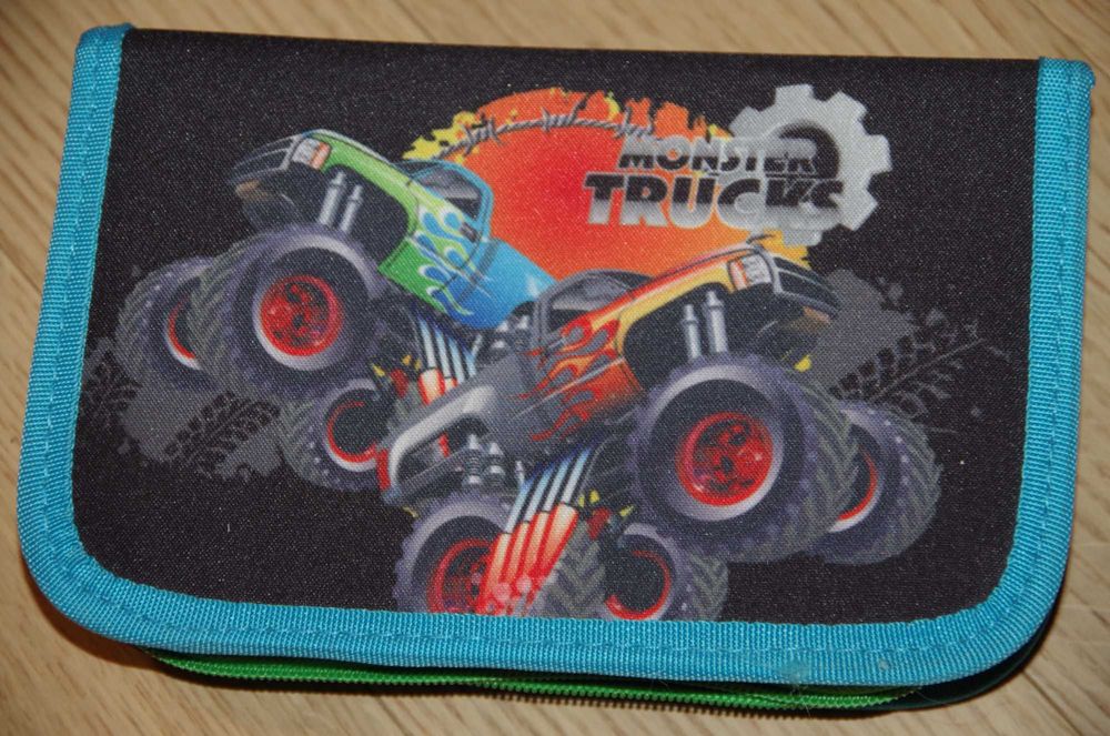 piórnik Monster Trucks (jednoklapkowy)