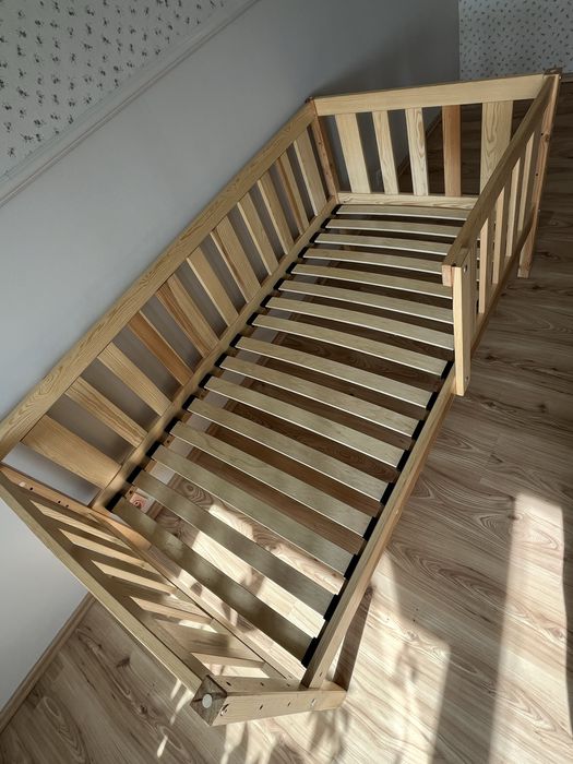 łózko dzieciece drewniane sosna 160x80 łóżeczko dla malucha