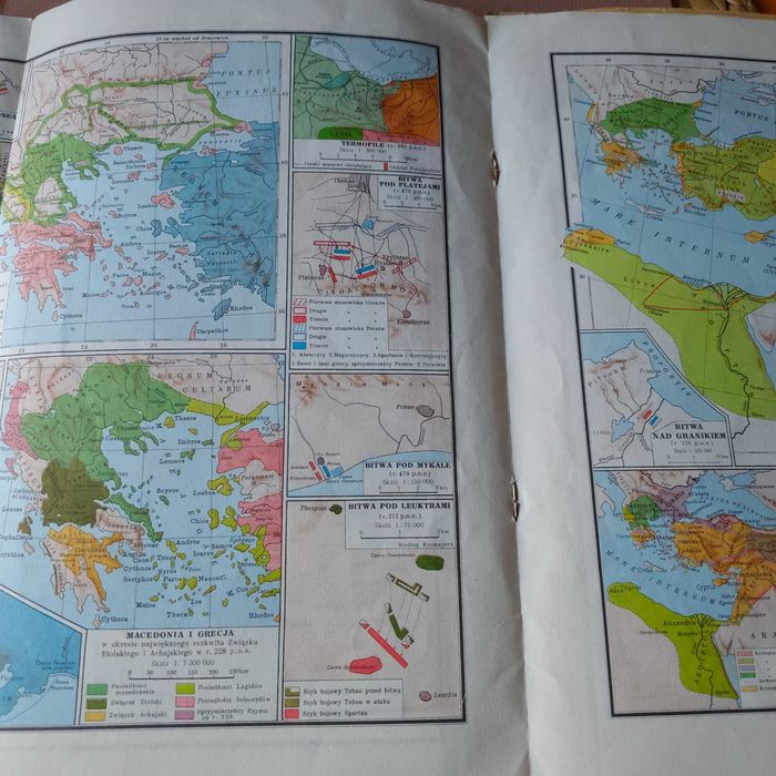Atlas do historii starożytnej – Ludwik Piotrowicz 1960 rok