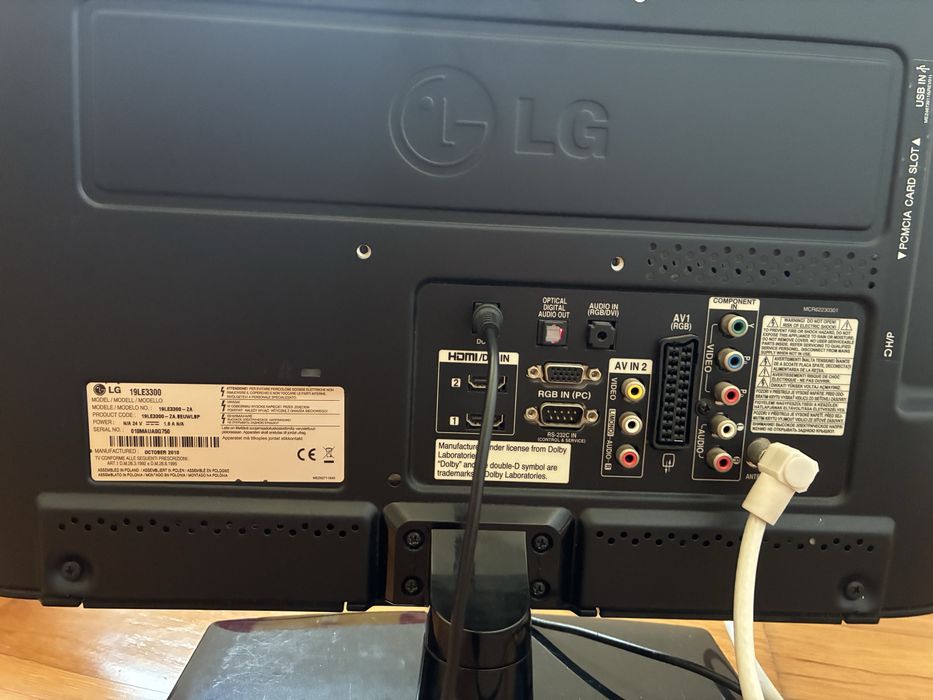 TV da LG de 20 polegadas