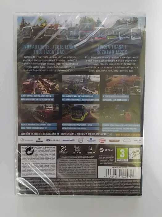 NOWA Bus Simulator 21 PC Polskie napisy w grze wersja na komputer PC folia