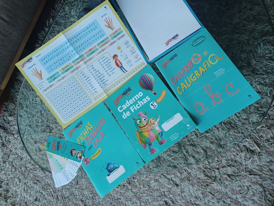 Super miúdos, 1⁰ ano português cadernos de atividades e livros de apoio