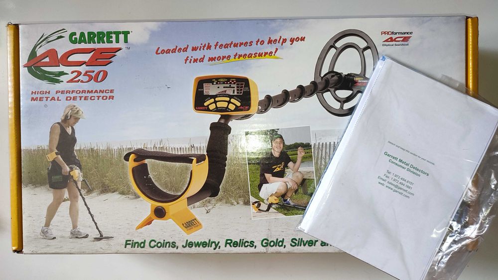 Металошукач Garrett ACE 250 зі стандартною катушкою + Nel Tornado