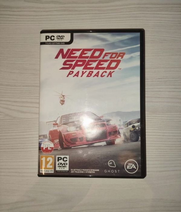Need for speed payback-płyta DVD
