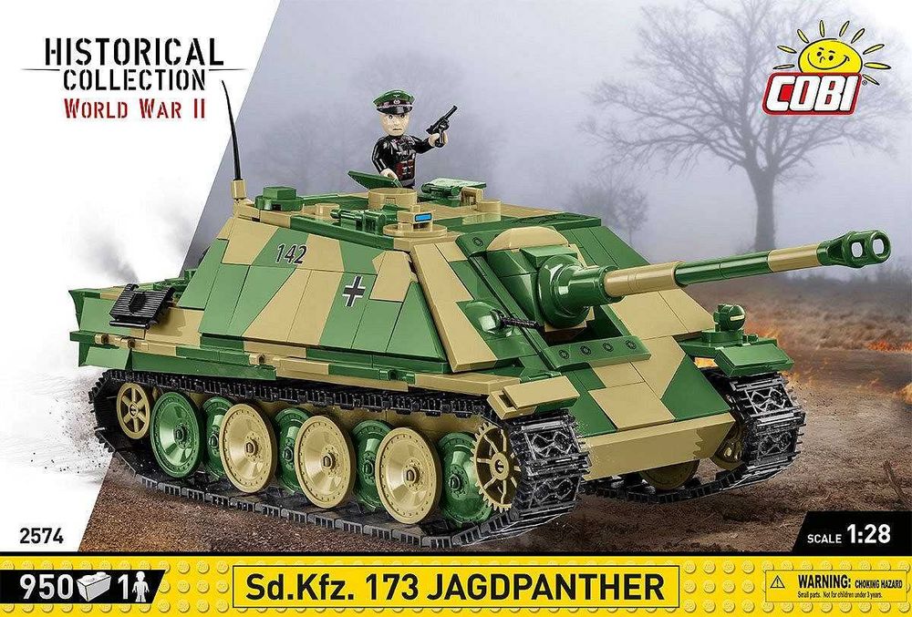 Конструктор COBI-2574 Sd.Kfz.173 Jagdpanther (САУ «Ягдпантера