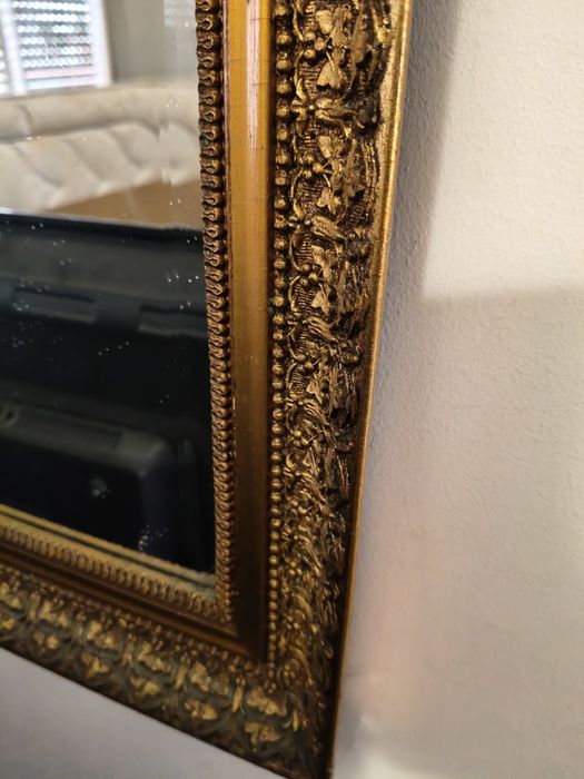 Espelho dourado vintage