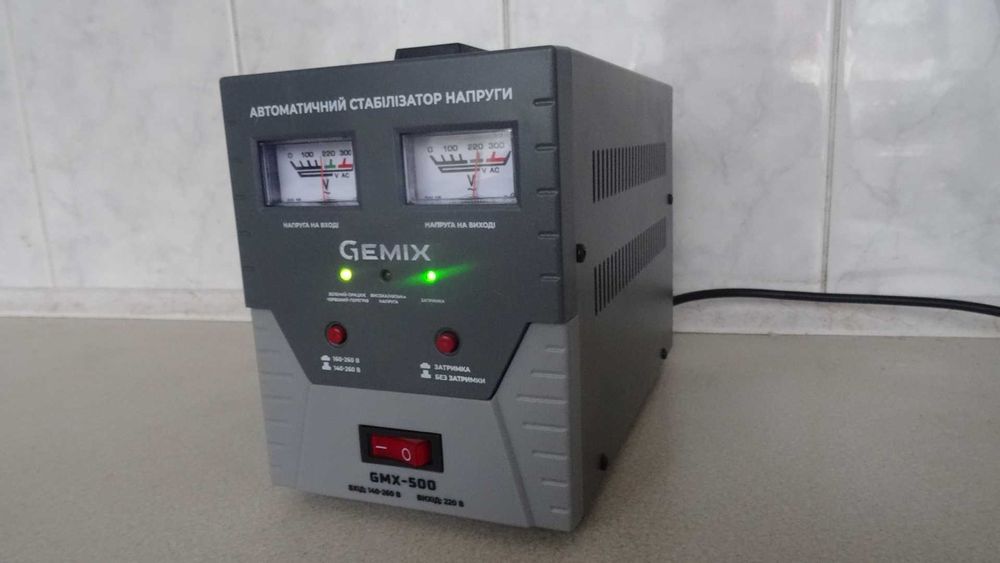 Стабілізатор напруги Gemix 500 в.