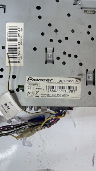 Автомагнитафон Pioneer deh-2300ub