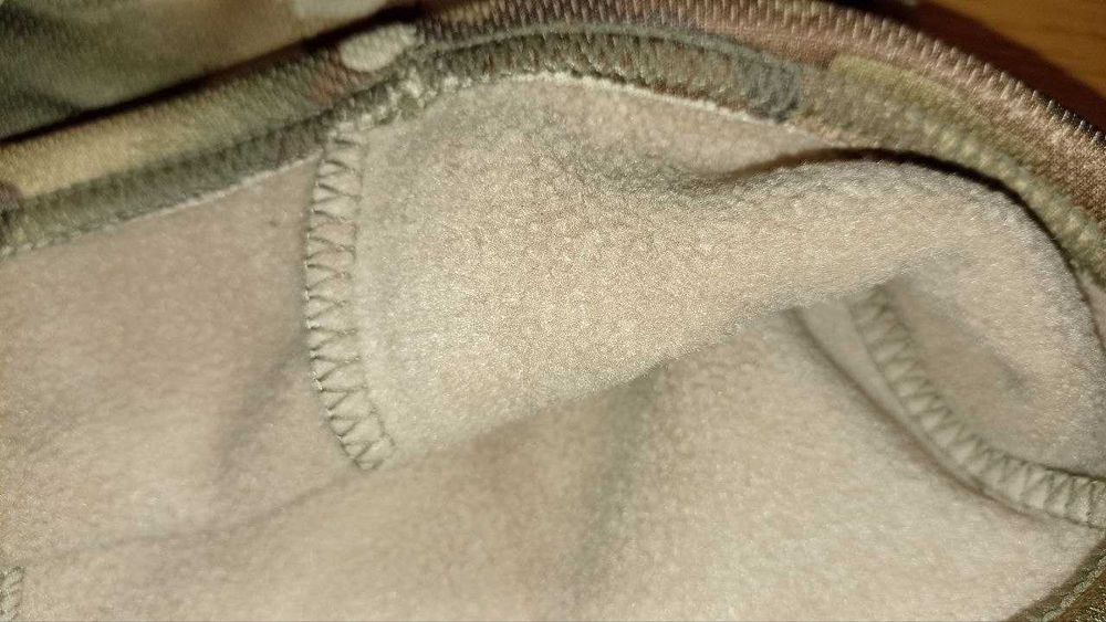 Теплая зимняя балаклава на флисе (мультикам, снег, чёрная, пайтон)