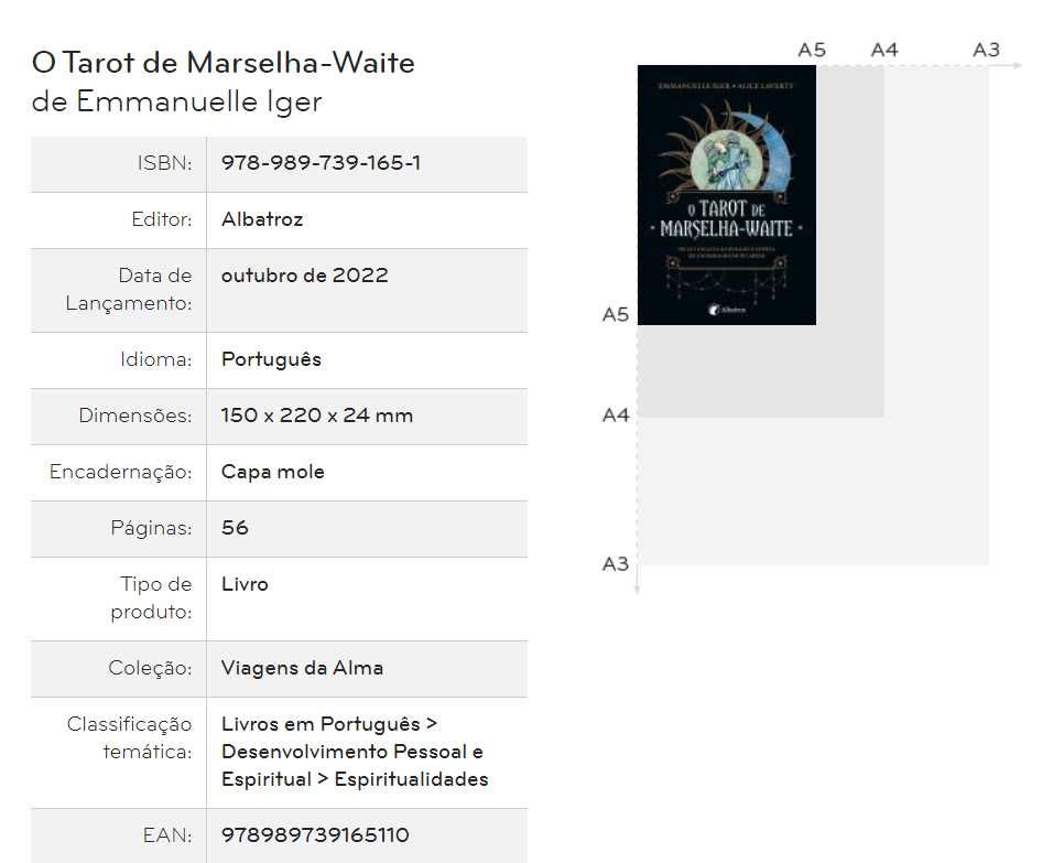 O Tarot de Marselha-Waite - Brochado - Emmanuelle Iger - Compra Livros na