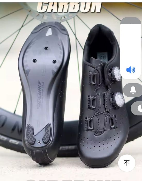 Sapatos de ciclismo de estrada sola em carbono