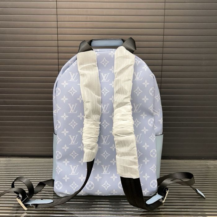 Louis Vuitton Discovery мужской рюкзак унисекс голубой оригинал